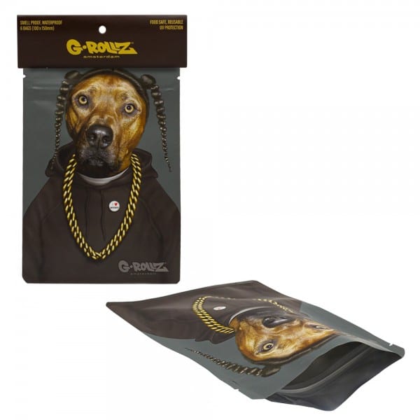 G-Rollz | ‘Rap’ 100×150 mm Smellproof Bags – 6pcs in Display